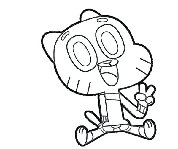 600x500 Gumball Machine Coloring Page Gumball Coloring Pages Photograph