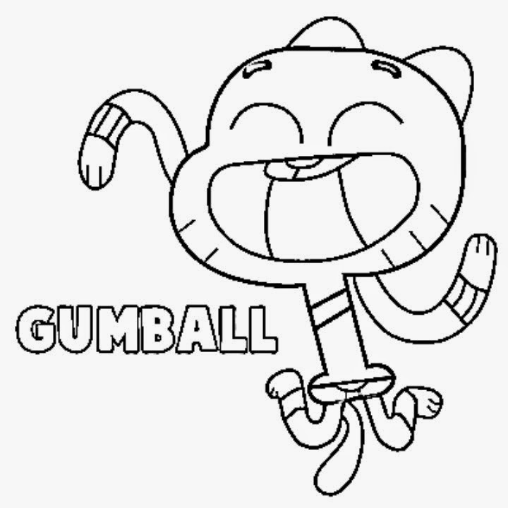 720x720 Gumball Coloring Pages Gumball Machine Coloring Page Alltoys