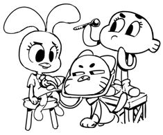 235x195 Amazing World Of Gumball Coloring Pages Amazing World Of Gumball