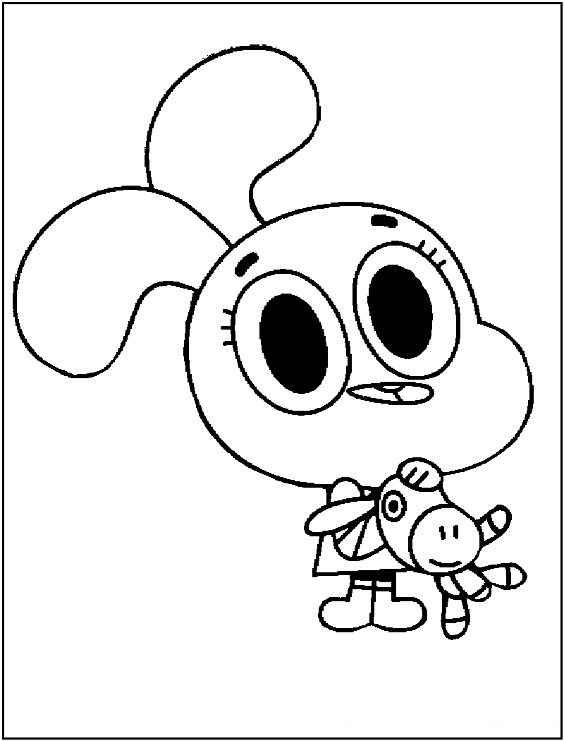 The Amazing World Of Gumball Coloring Pages 800x1050 The Amazing World Of Gumball Coloring Pages