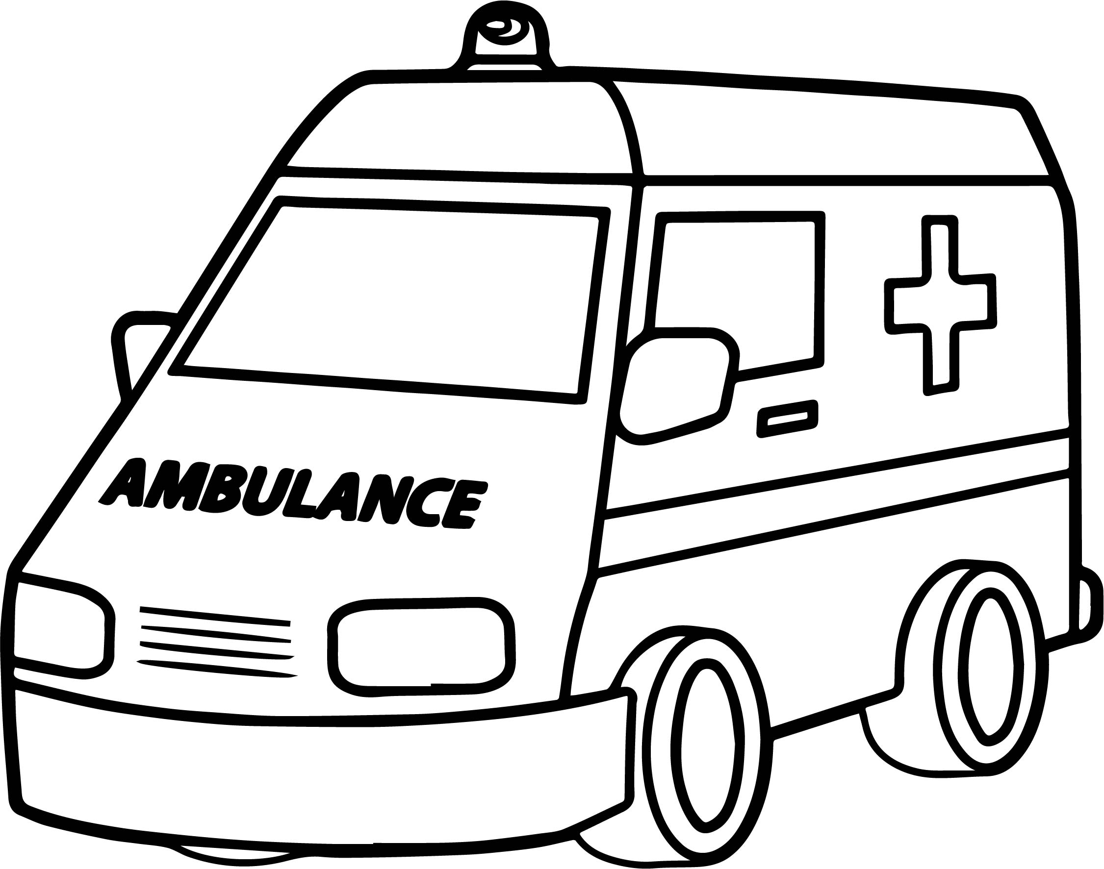 2251x1773 Good Ambulance Coloring Page Wecoloringpage Tearing Pages
