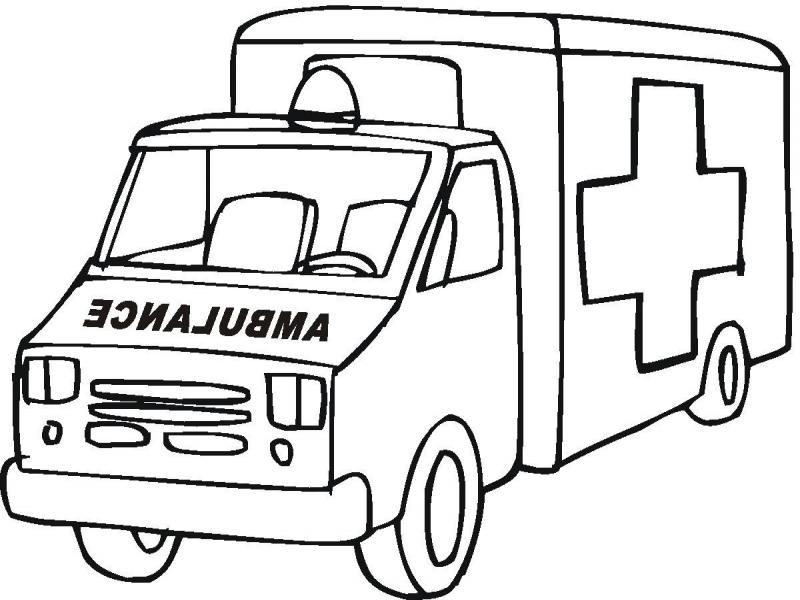 800x600 Ambulance Coloring Pages
