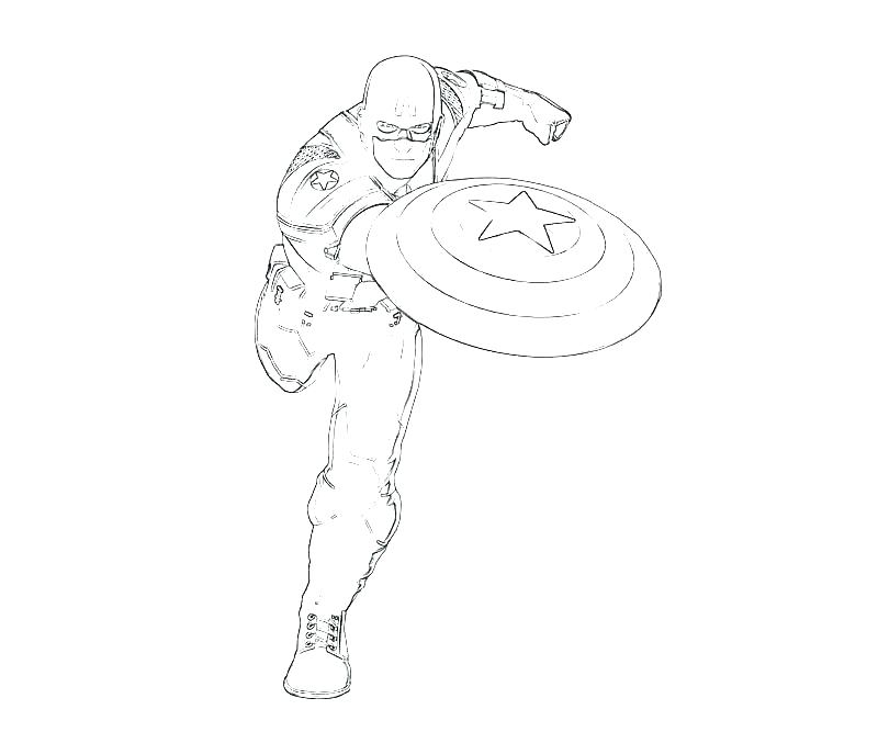 800x667 Captain America Coloring Book Captain Colouring Pages Online