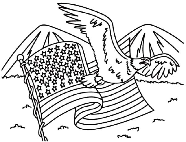 Best Bald Eagle Coloring Page For Kids Patriotic Coloring Pages 600x459 Best Bald Eagle Coloring Page For Kids Patriotic Coloring Pages