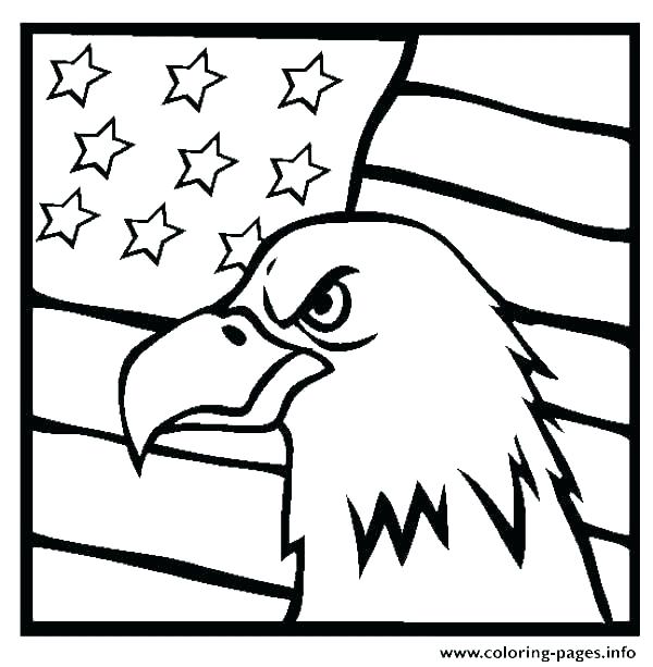 600x613 Flag Coloring Pages Coloring Page American Flag Flag Coloring