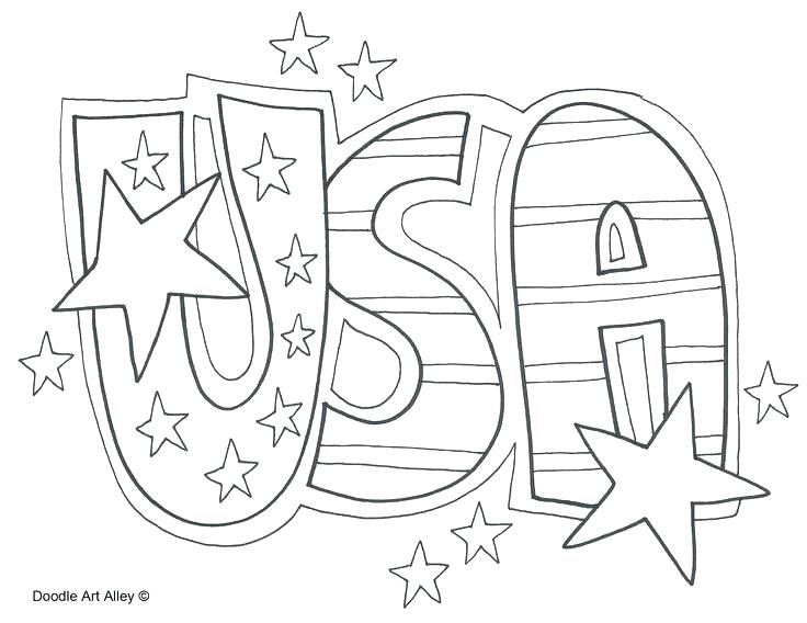 736x568 American Flag Coloring Page Crayola For Kindergarten