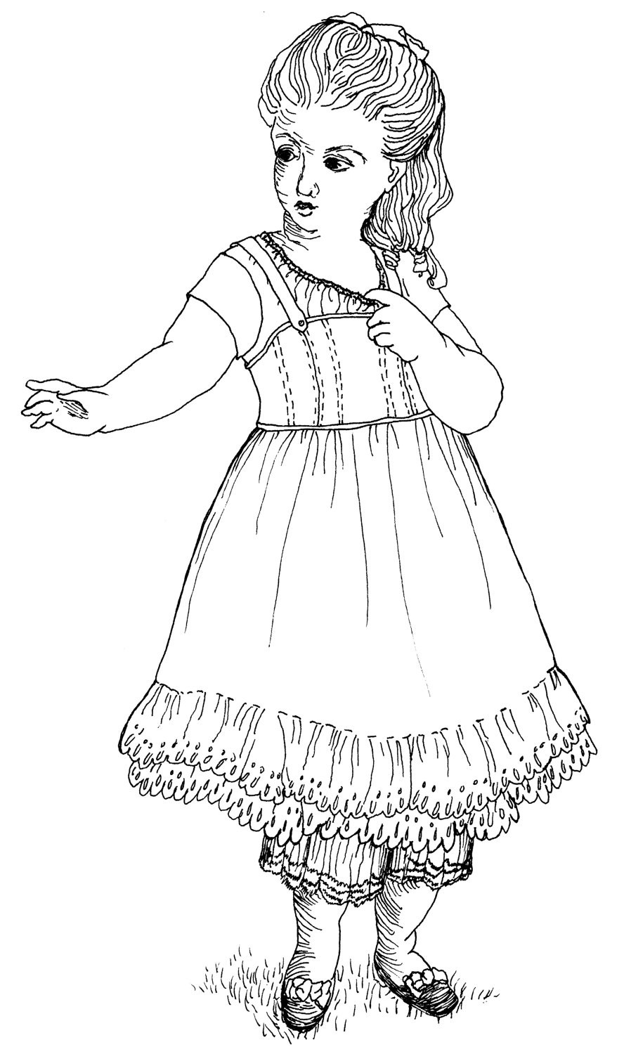 American Girl Coloring Pages Free Entrancing Doll 888x1500 American Girl Coloring Pages Free Entrancing Doll