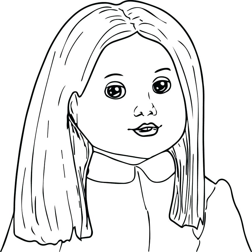 American Girl Coloring Pages Kit at GetColorings.com | Free printable ...