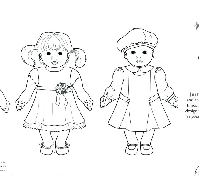 American Girl Doll Coloring Pages at GetColorings.com | Free printable ...