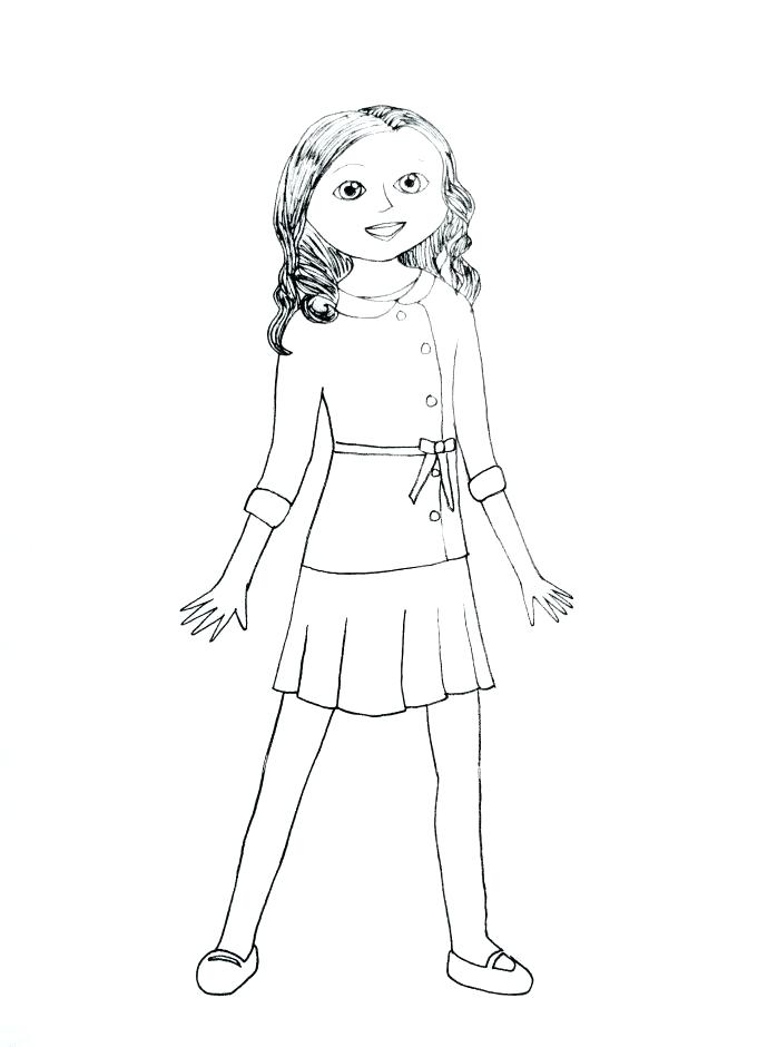 689x940 American Girl Doll Coloring Pages To Print Coloring Pages Girl