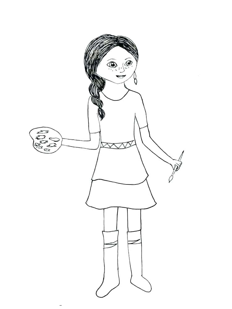 750x1000 Coloring Pages Of Girl Dolls Ideal Girl Doll Coloring Coloring