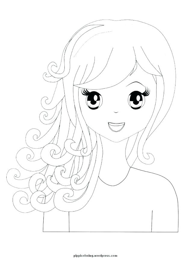 618x874 American Girl Coloring Pages To Print Girl Doll Coloring Book Girl