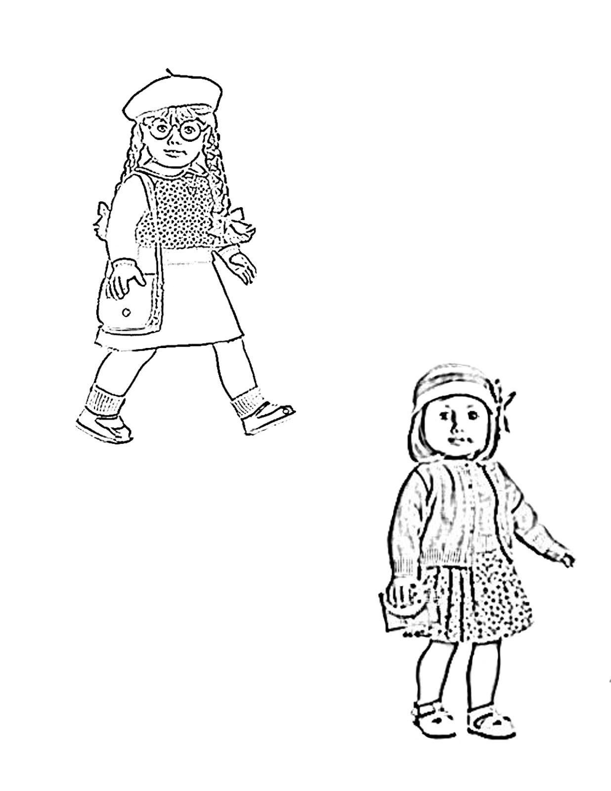 1236x1600 American Girl Printable Coloring Pages