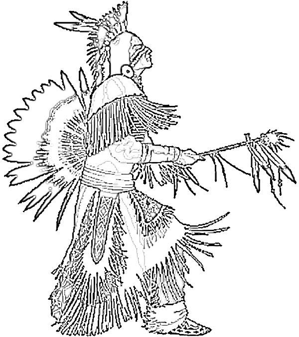 Top 80 Native American Coloring Pages 600x678 Top 80 Native American Coloring Pages