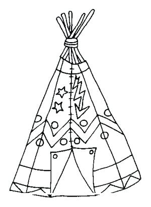 American Indian Coloring Pages Coloring Page Native American 300x413 American Indian Coloring Pages Coloring Page Native American
