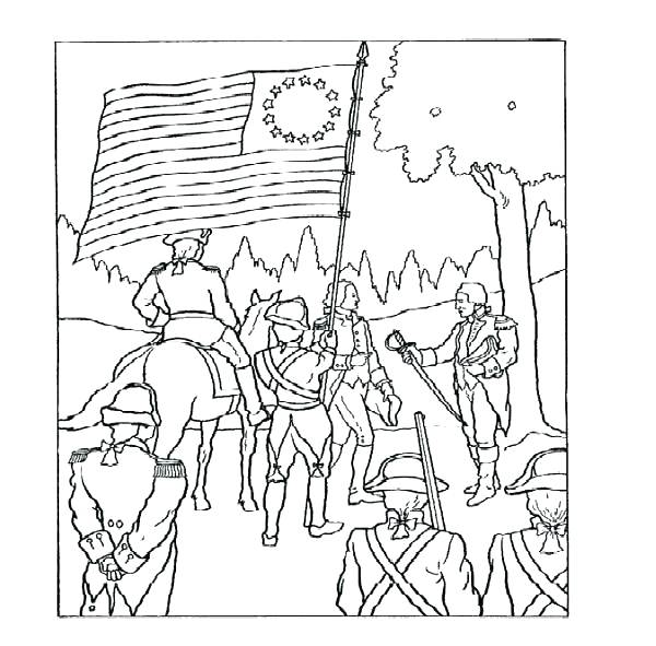 Contemporary American Revolution Coloring Pages Colouring 600x591 Contemporary American Revolution Coloring Pages Colouring