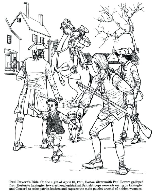 American Revolution Coloring Pages Story Of The Revolution 611x750 American Revolution Coloring Pages Story Of The Revolution