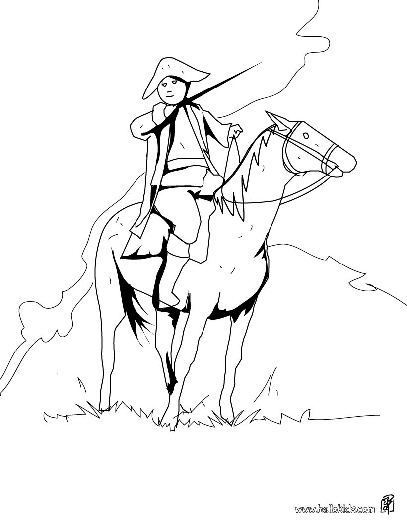 820x1060 Us Soldier And Horse Coloring Pages
