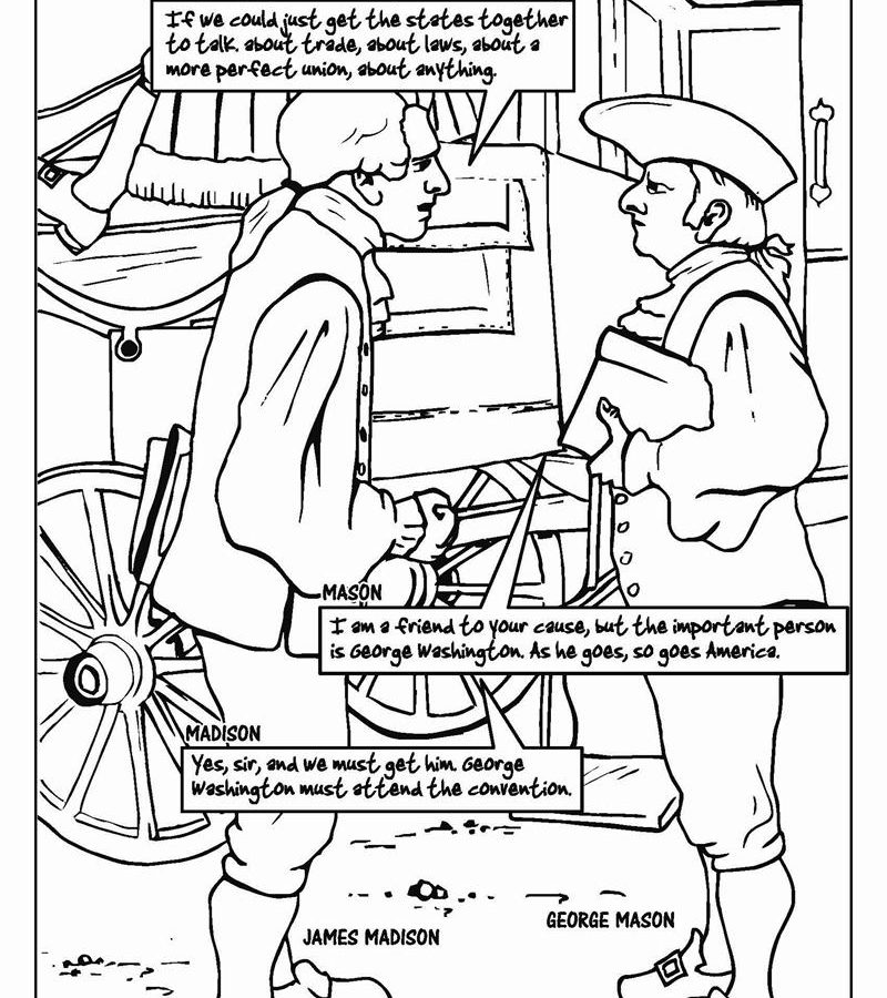 800x900 American Revolution Banner Colonial People Coloring Pages General