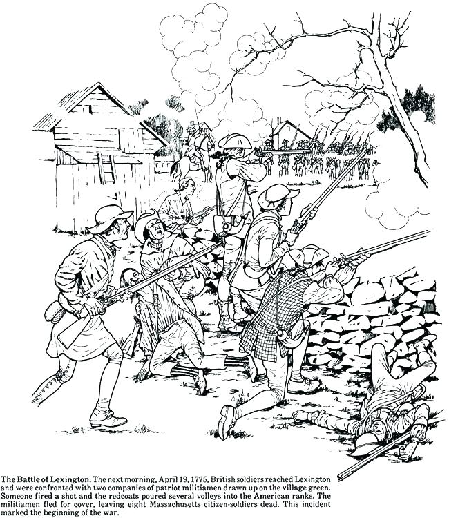 650x750 American Revolution Coloring Pages Good Revolution Coloring Pages