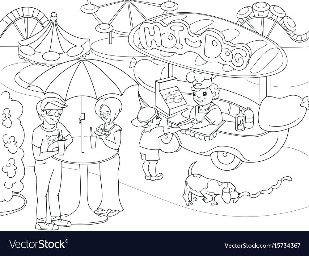 Amusement Park Coloring Pages at GetColorings.com | Free printable ...