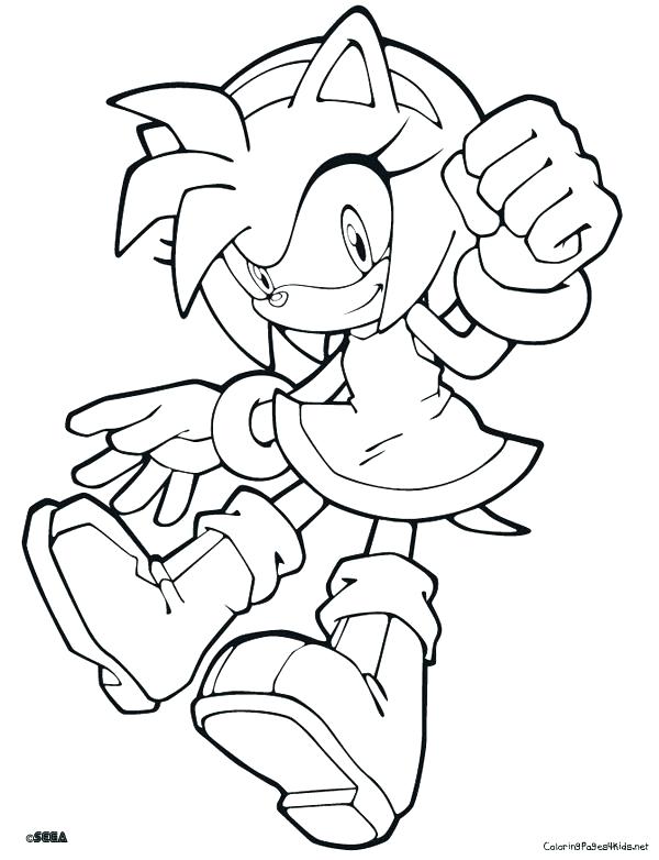 Sonic And Amy Coloring Pages 600x782 Sonic And Amy Coloring Pages