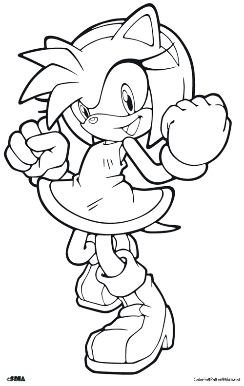 Sonic And Amy Coloring Pages Happy Printable Sonic Coloring Pages 500x792 Sonic And Amy Coloring Pages Happy Printable Sonic Coloring Pages