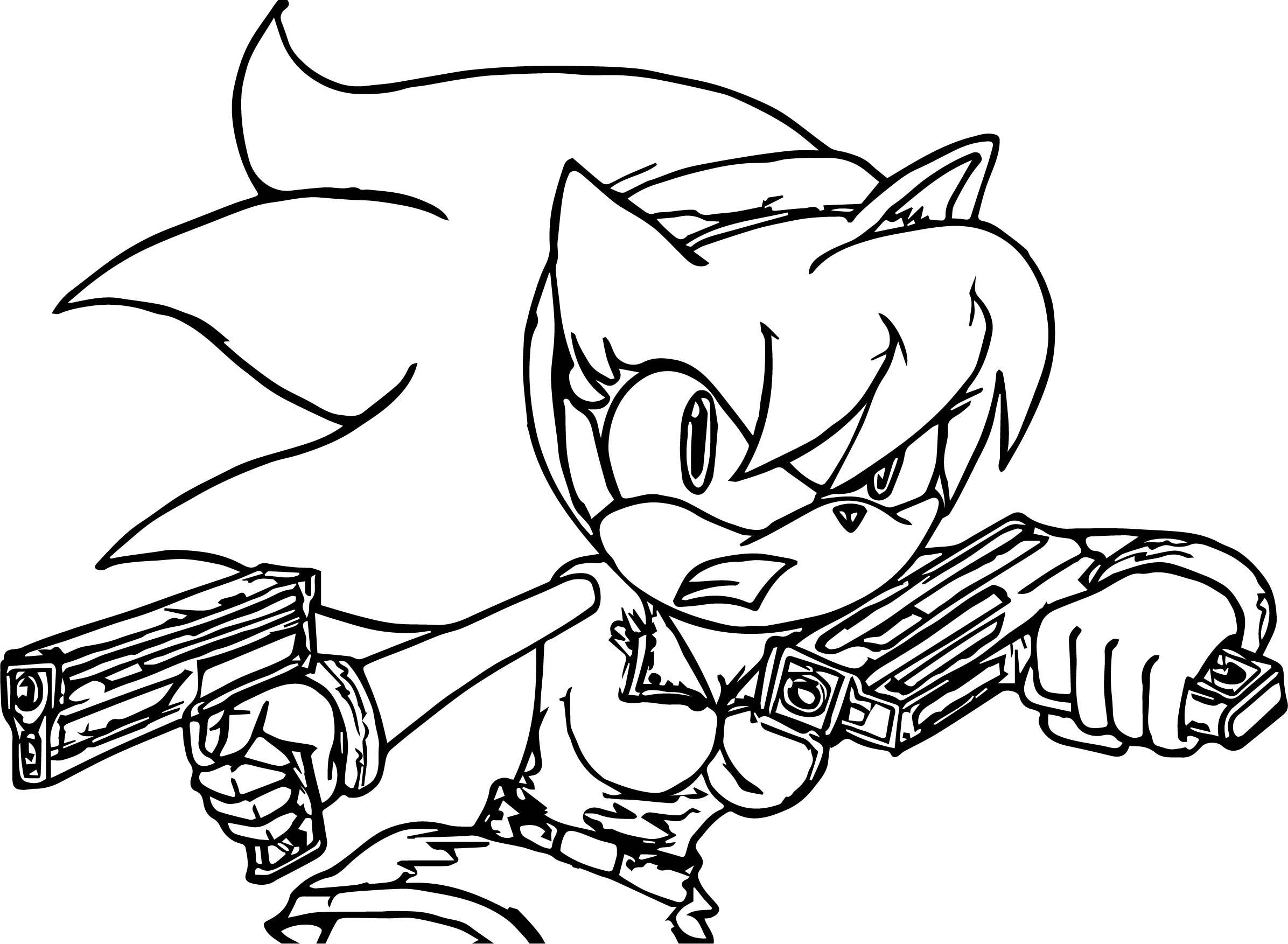 Amy Rose Coloring Pages