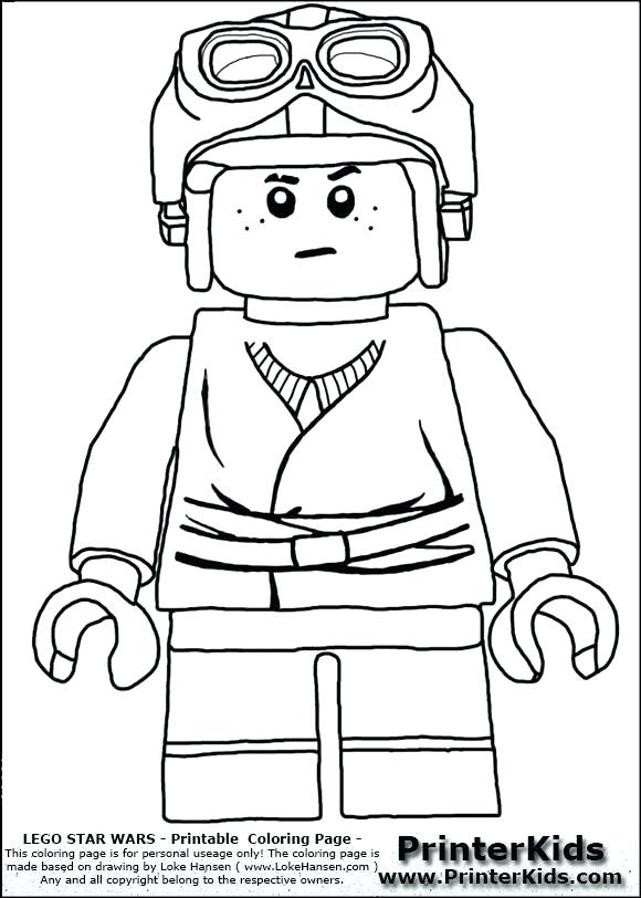Anakin Skywalker Coloring Pages 580x812 Anakin Skywalker Coloring Pages