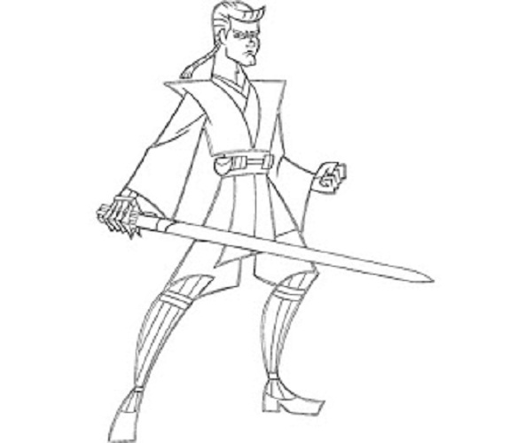 Star Wars Coloring Pages Anakin Coloring Kids 600x500 Star Wars Coloring Pages Anakin Coloring Kids