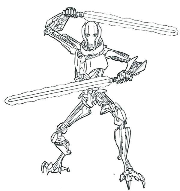 600x638 Jinn Coloring Page Free Printable Pages Star Wars Star Wars La