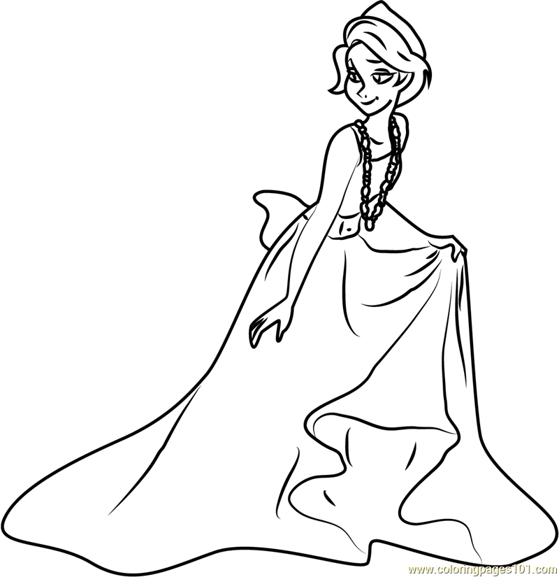 800x825 Anastasia By Snarkies Coloring Page
