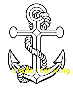 Anchor Coloring Page 236x282 Anchor Coloring Page