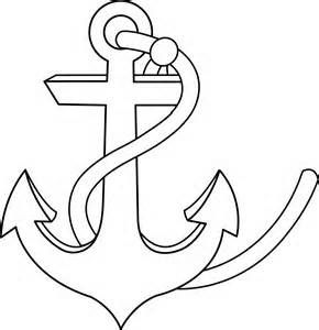 Free Coloring Page Of An Anchor 290x300 Free Coloring Page Of An Anchor