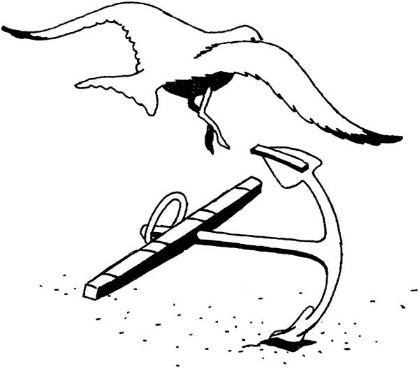 600x528 Anchor Coloring Pages