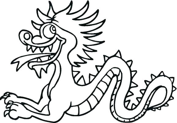 Chinese Dragon Coloring Pages Printable Dragon Coloring Pages 578x402 Chinese Dragon Coloring Pages Printable Dragon Coloring Pages