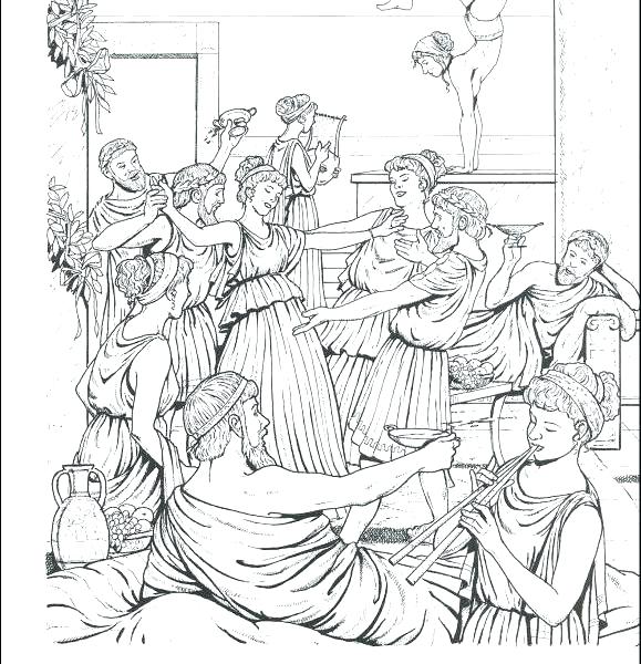 579x600 Ancient Greece Coloring Pages Ancient Coloring Pages Good Ancient