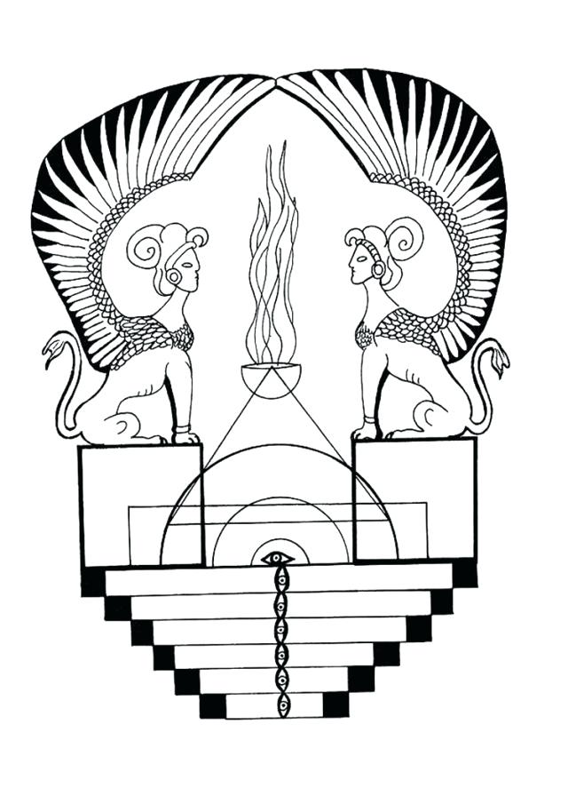 640x905 Ancient Egypt Coloring Pages Monuments Of Ancient Coloring Pages