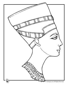 290x375 Ancient Egypt Coloring Pages Cleopatra Coloring Page Fantasy Jr
