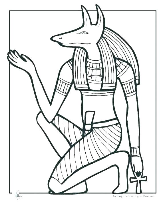 Ancient Egypt Coloring Pages 578x748 Ancient Egypt Coloring Pages