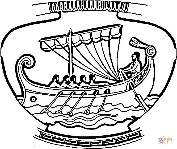 750x633 Risultati Immagini Per Greek Vase Coloring Page Romanorum