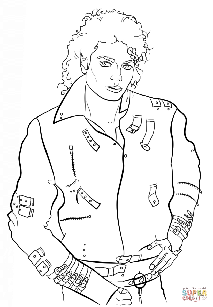 824x1186 Awesome Michael Jackson Coloring Pages To And Print For Free