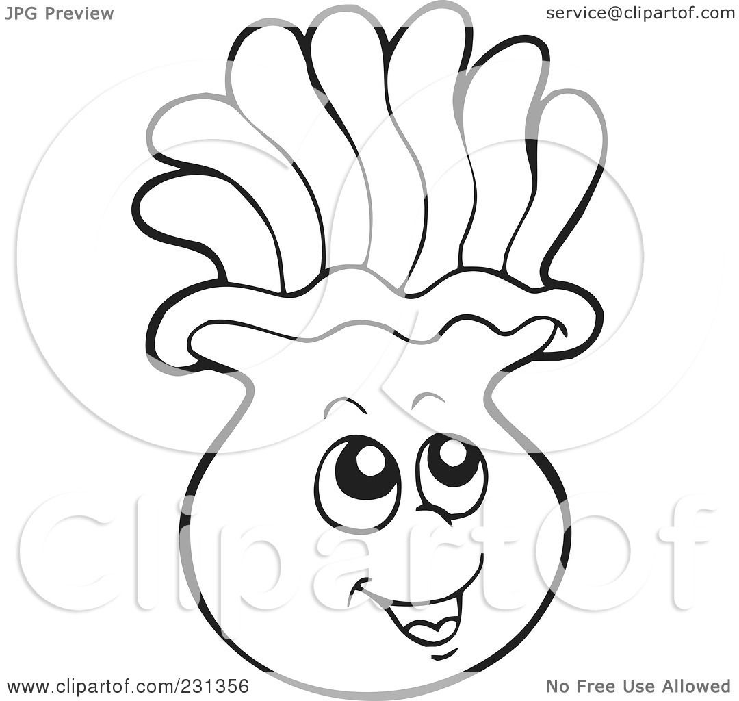 1080x1024 Royalty Free (Rf) Clipart Illustration Of A Coloring Page Outline