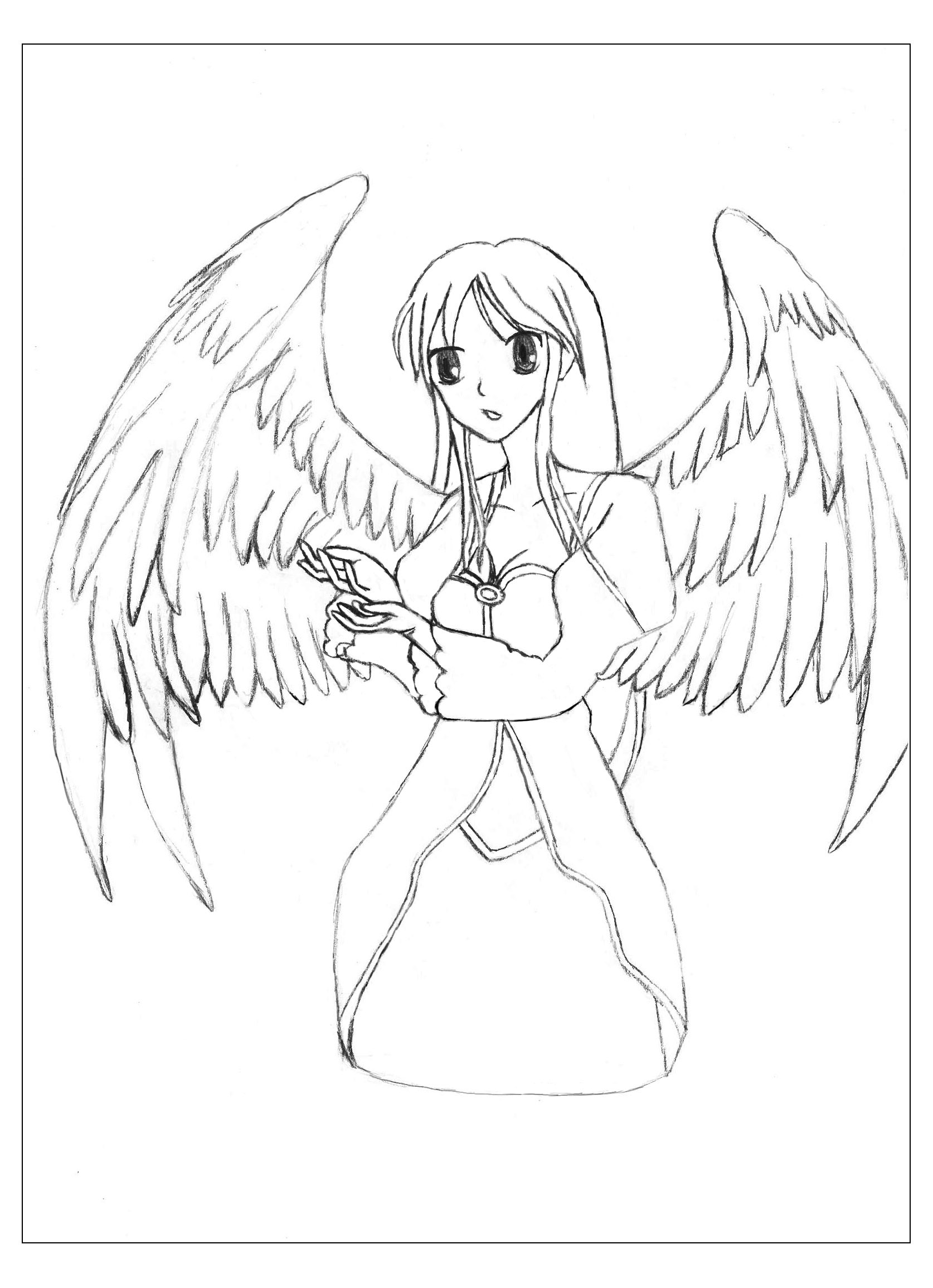 1674x2310 Manga Angel By Krissy