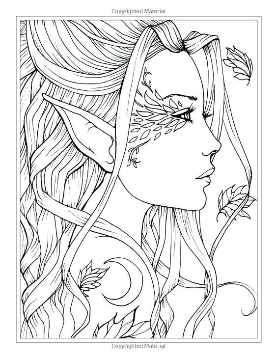 564x729 Angel Coloring Book