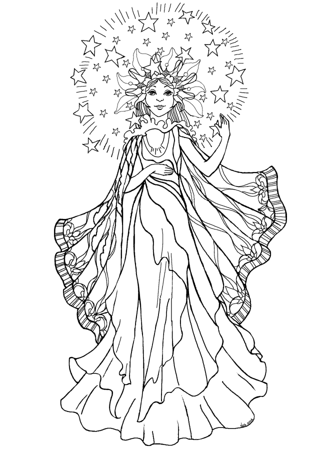 670x900 5 Images Of Free Printable Adults Coloring Pages Angel