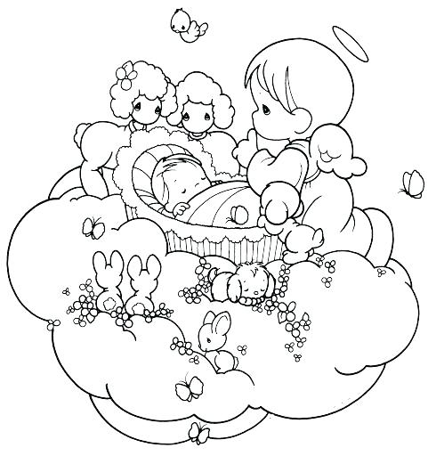 Angel Baby Coloring Pages at GetColorings.com | Free printable ...