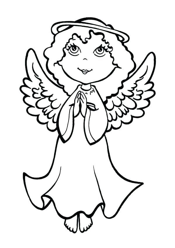 Angel Coloring Pages Preschool Angel Coloring Pages 600x849 Angel Coloring Pages Preschool Angel Coloring Pages