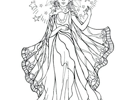 440x330 Angel Coloring Pages For Adults