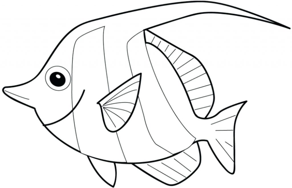 1024x661 Coloring Page ~ Fish Color Pagesngel Coloring Printable